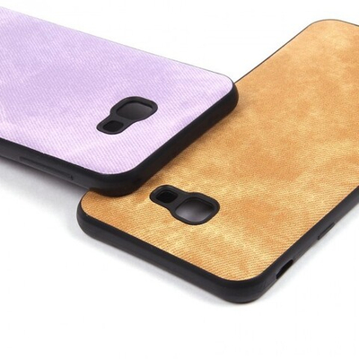 Чехол текстильный для Samsung Galaxy J4+ (2018), 010817 Сиреневый