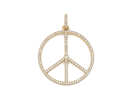 Подвеска "Pacific" 33мм, со стразами