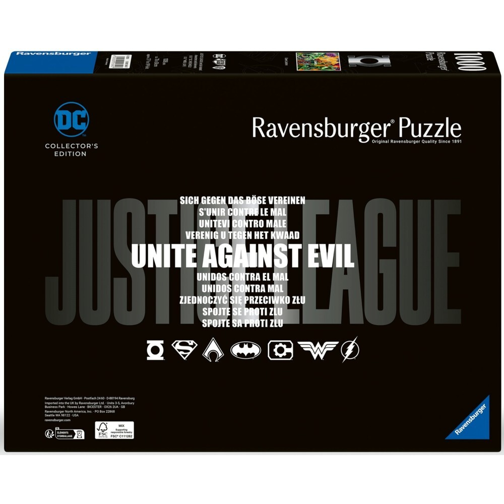 Ravensburger - Пазл Зеленый фонарь DC Comics 1000 элементов. 013457