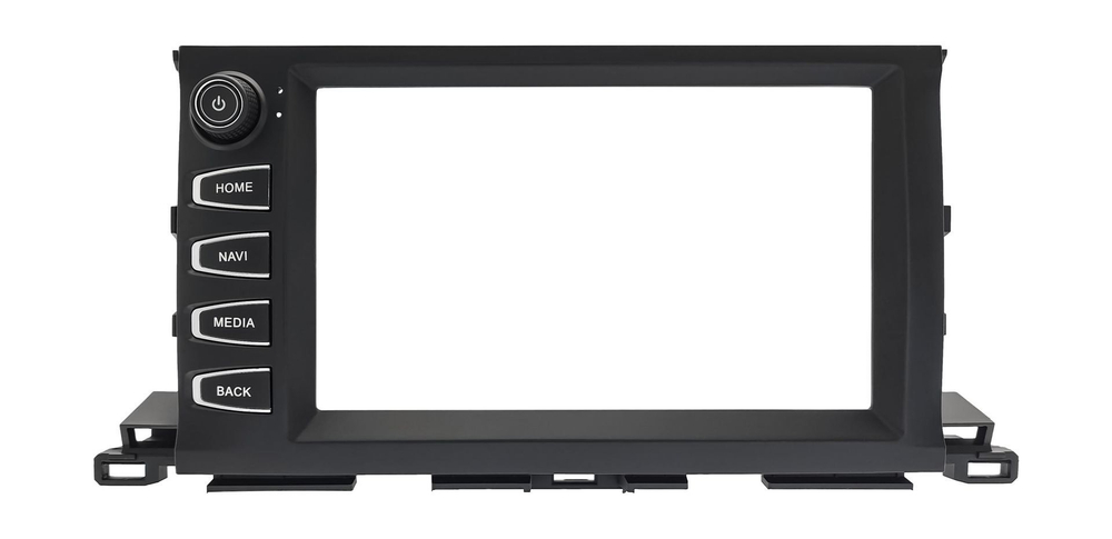 Комплект рамки с разъёмами 9" Toyota Highlander U50 2013-2019(с кнопками) - Car-Smart 7094K9