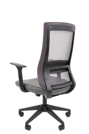 Офисное кресло Chairman 500LT Россия экокожа серый/TW-04 серый Б/П