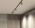 DK8010-BG Акцентный светильник SMART SPOT 9W DIM 3000K-6000K, матовое золото с черным