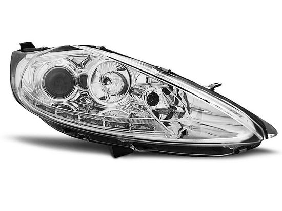 Передние фары Ford Fiesta 7 daylight chrome