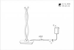 Настольная лампа декоративная Eglo Lasana 2 96105