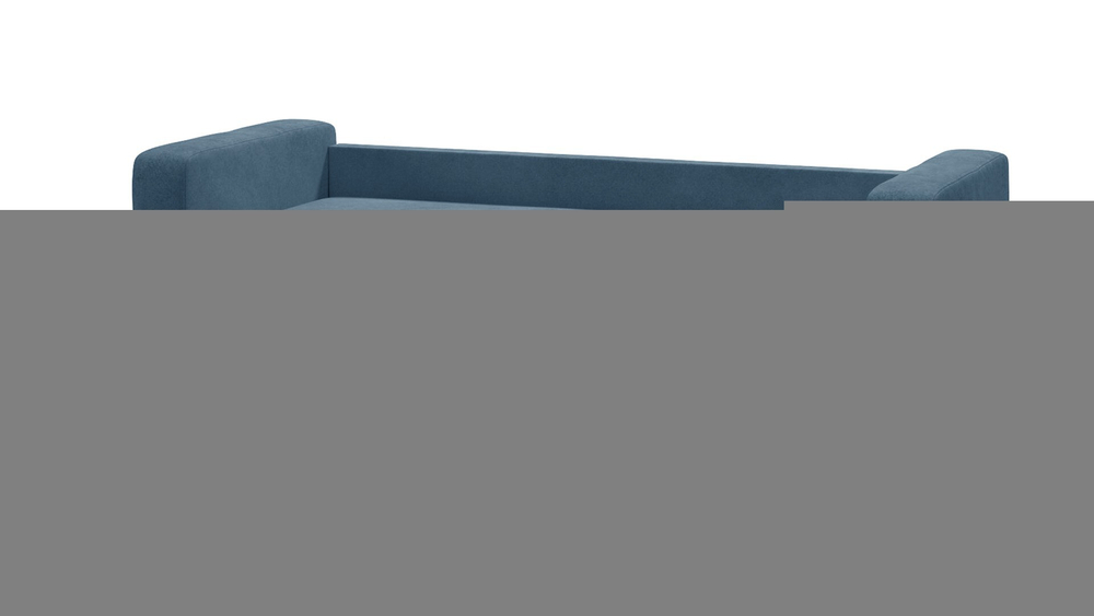 Диван Ливерпуль Лайт Vivaldi 13 230*94*80 см, Синий Велюр Еврокнижка Фиеста