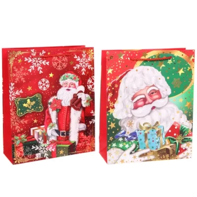 Пакет подарочный «Сказочный Дедушка» 26*32*10 см, микс