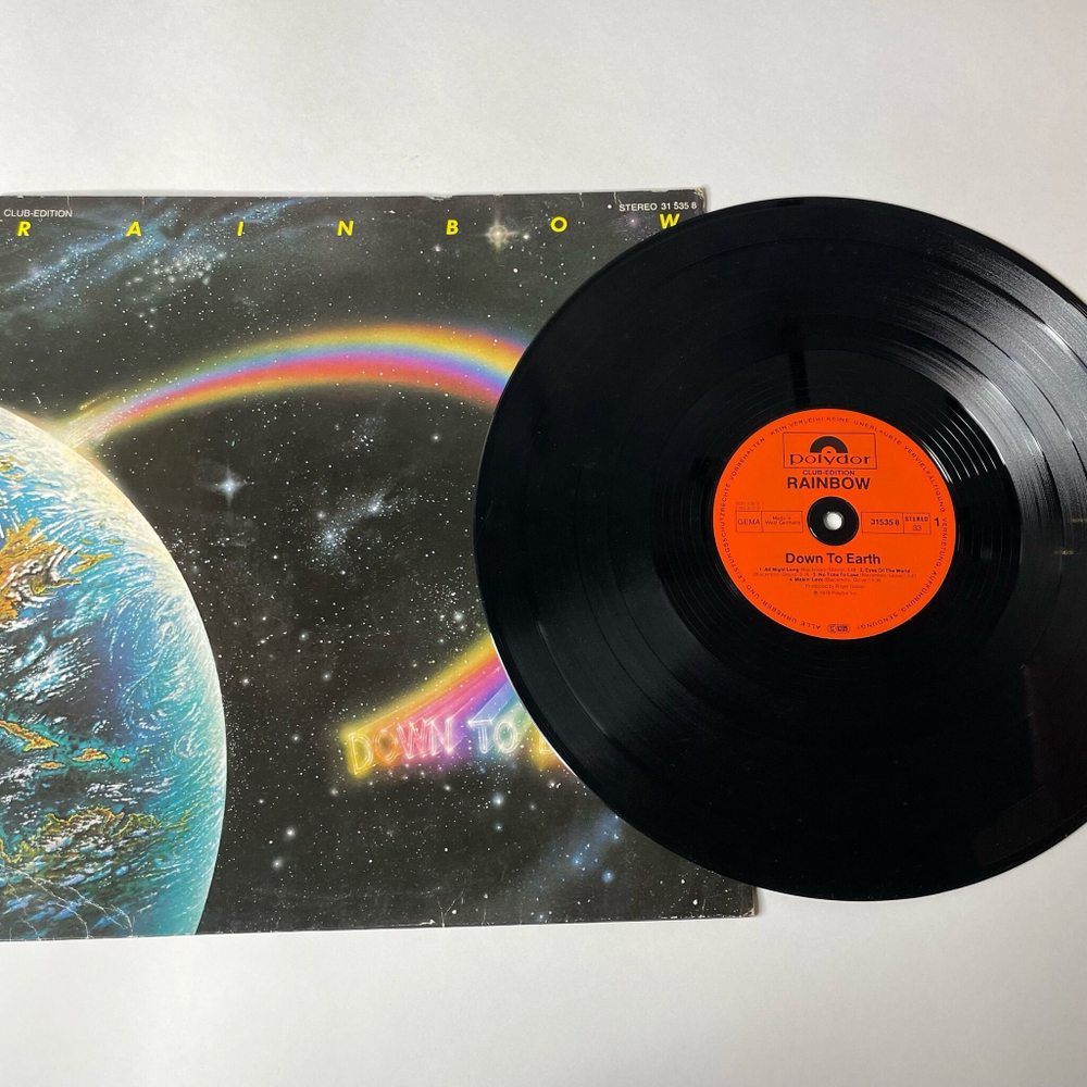Винтажная виниловая пластинка LP Rainbow Down To Earth (Germany 1979)