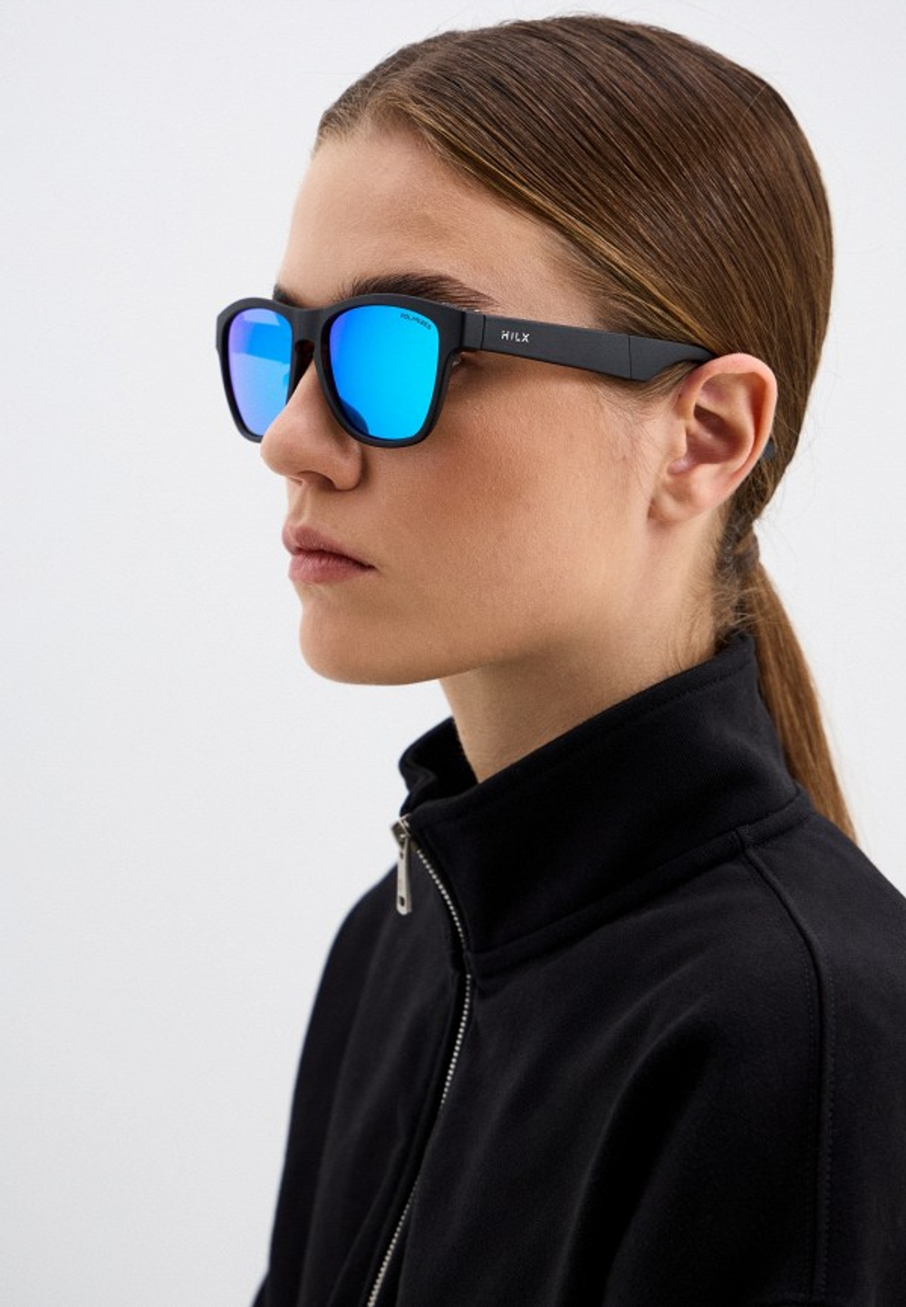Спортивные очки HILX Unfold Matt Tortoise / Blue Polarized Lens