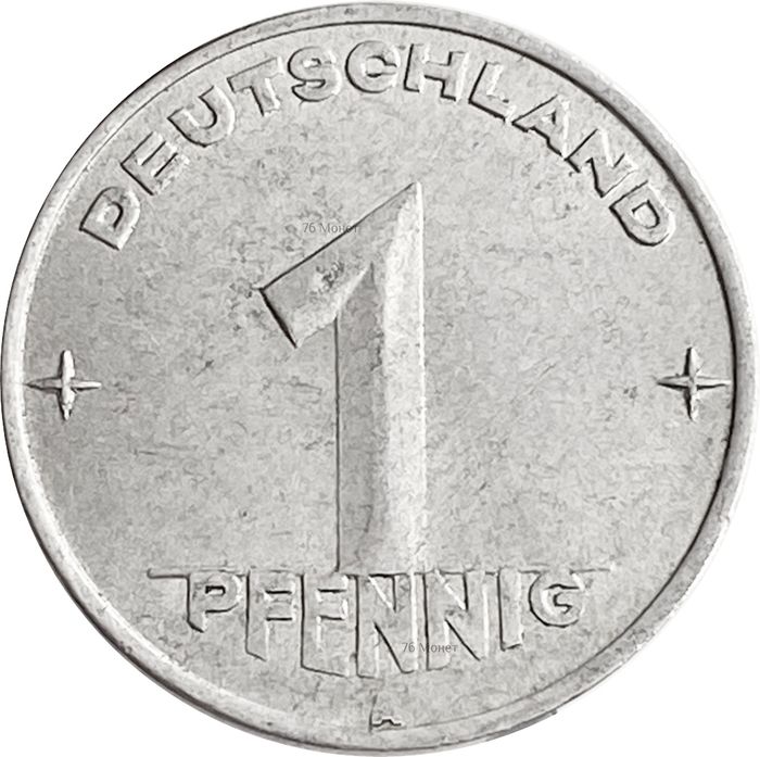 1 пфенниг 1952 Германия (ГДР) "А"