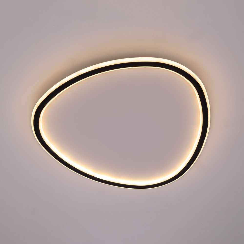 Citilux ТRIO CL215B251E LED RGB Люстра с пультом Чёрная