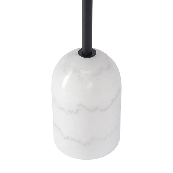 Столик кофейный lars, D40 см, черный/белый