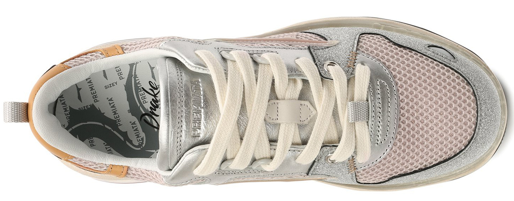 Premiata Drake 089 Серые с розовым