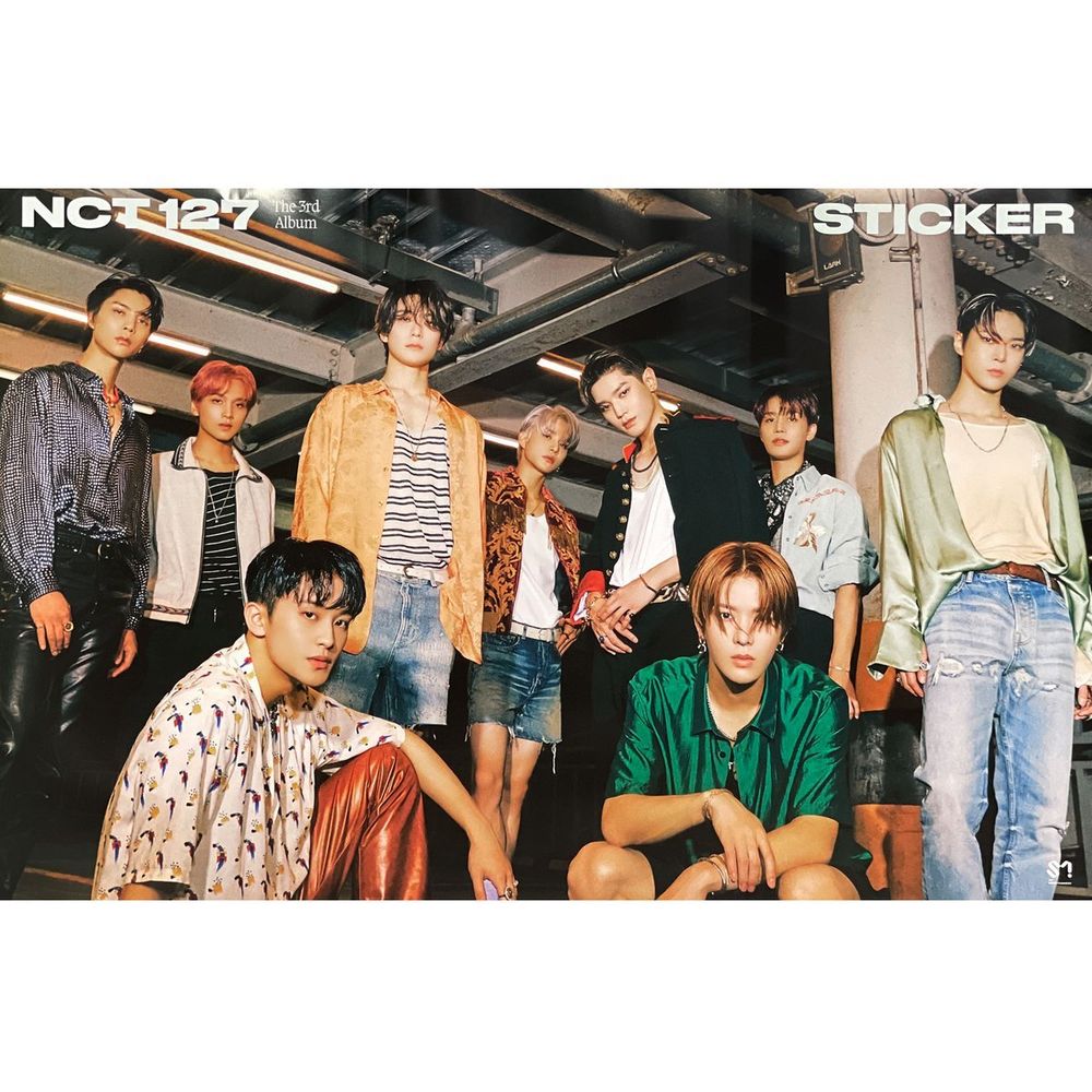 Официальный постер NCT 127 - Sticker (Seoul city ver.)