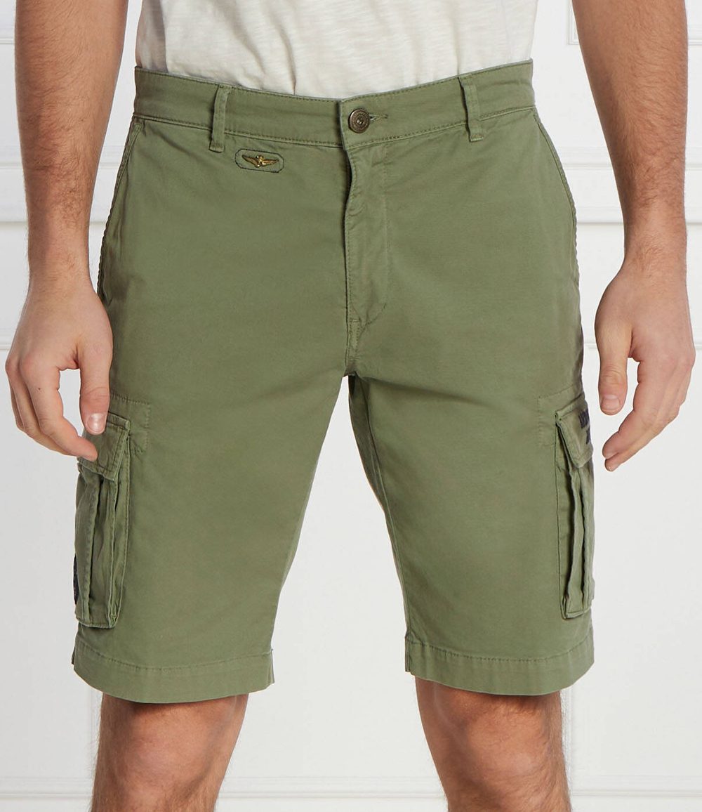 Шорты Aeronautica Militare - хаки(BE066CT3293)