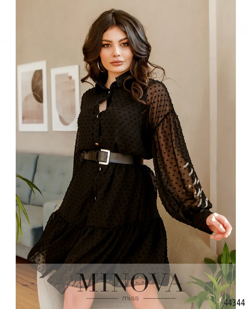 Платье 8634-черный Minova