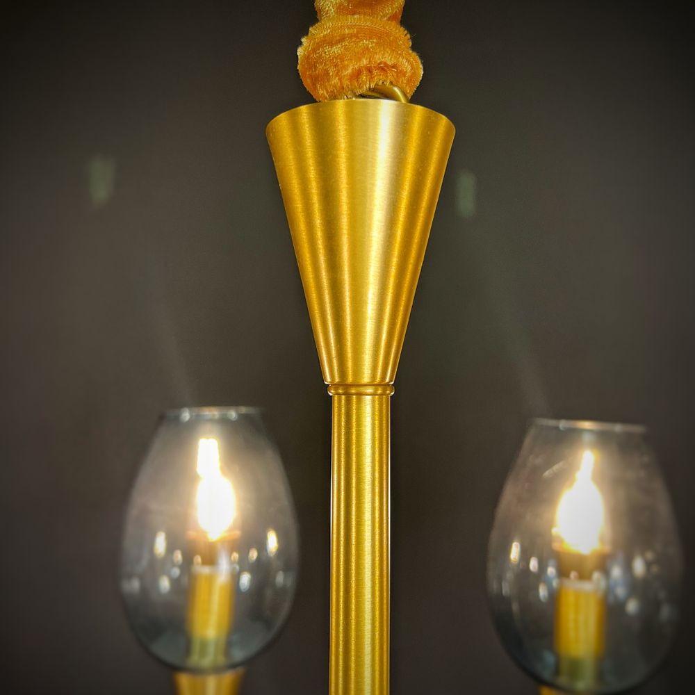 Подвесная Дизайнерская Люстра Viola 10 Синий By Imperiumloft