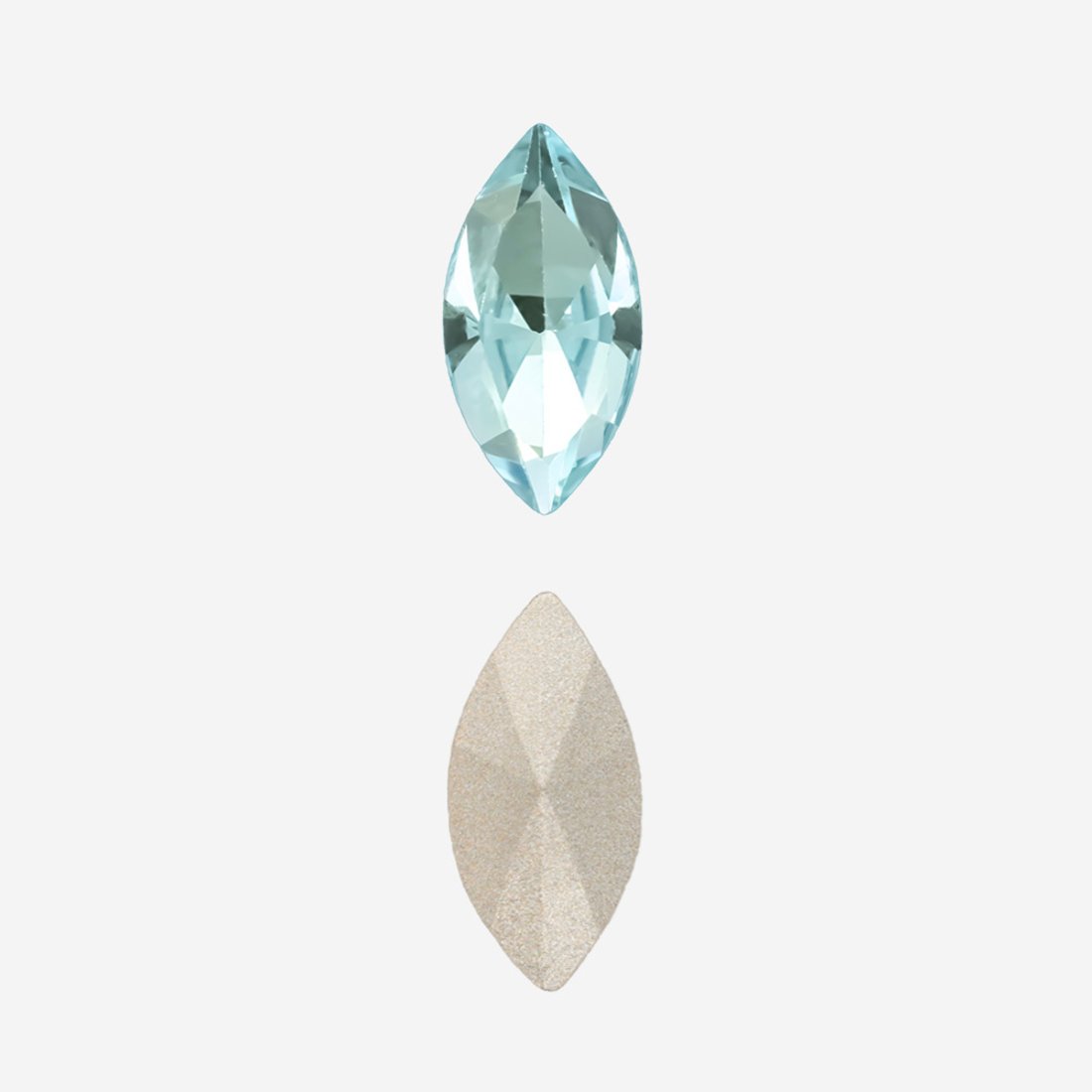 Кристалл Маркиз (Marquise Fancy Stone), оттенок "Aquamarine", 10*5мм