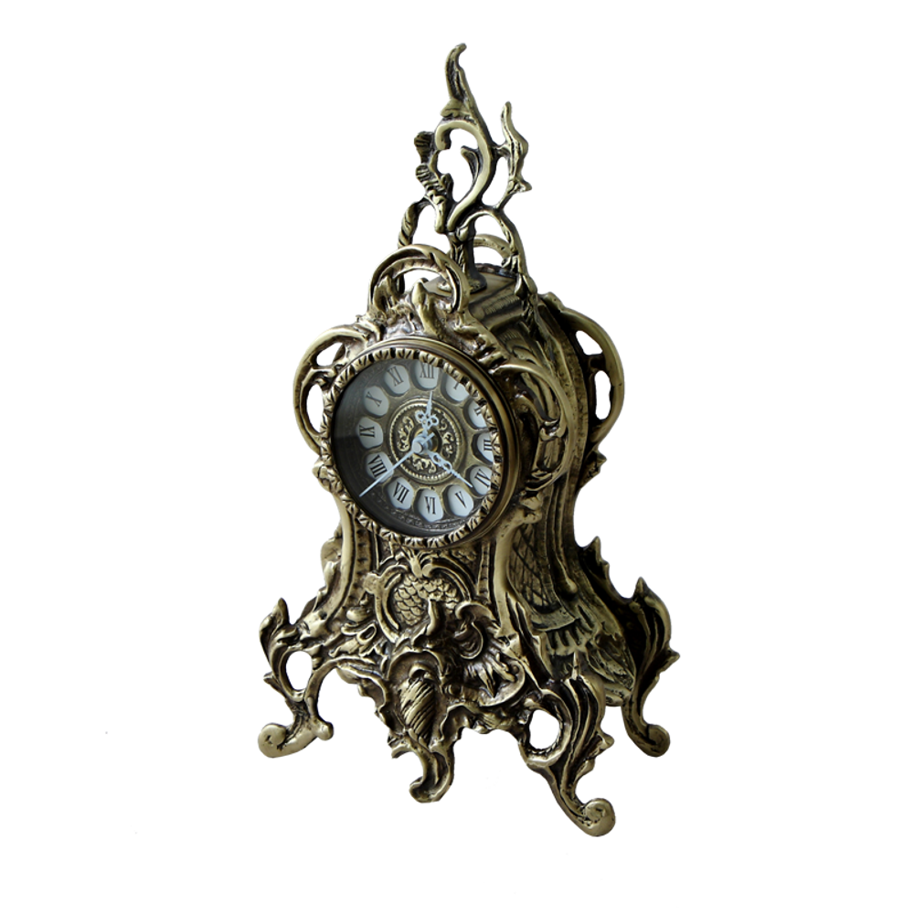 Bello De Bronze Часы Ласу каминные, антик