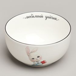 НАБОР ПОСУДЫ LEFARD МОЙ ЗАЙЧИК, 3 ПР.: САЛАТНИК 470МЛ, ТАРЕЛКА 20СМ, КРУЖКА 220МЛ