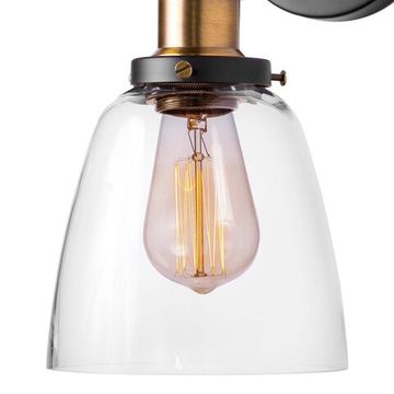 Бра 1*Е27 LOFT1122W чёрный/латунь Factory Filament LOFT IT