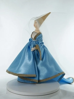 Кукла коллекционная Дама в Готическом стиле Франция 15 век