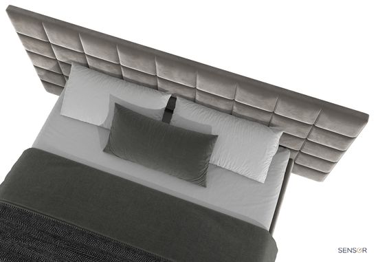 Кровать Quadro с широким изголовьем