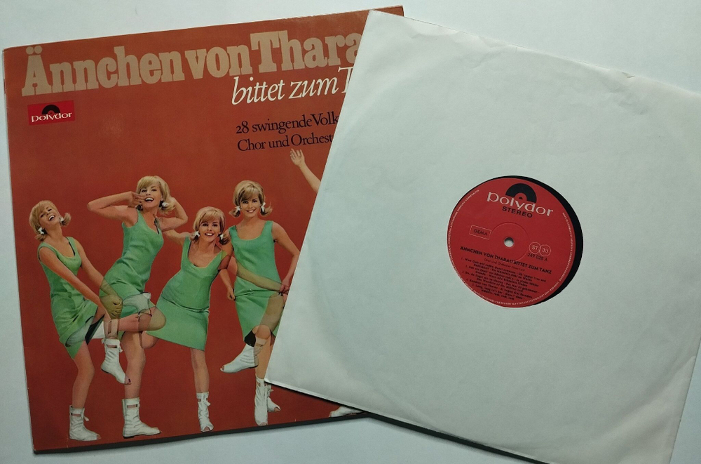 Винтажная виниловая пластинка LP Chor Und Orchester Hans (James) Last Annchen Von Tharau Bittet Zum Tanz (Germany 1966)