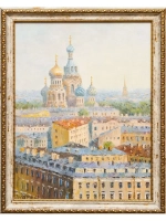 Картина маслом Вид на Спас Туляев