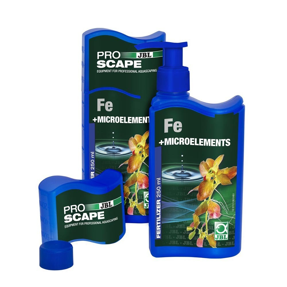 JBL ProScape Fe + Microelements 250 мл - удобрение базовое для растений с железом, калием, магнием и комплексом редкоземельных элементов