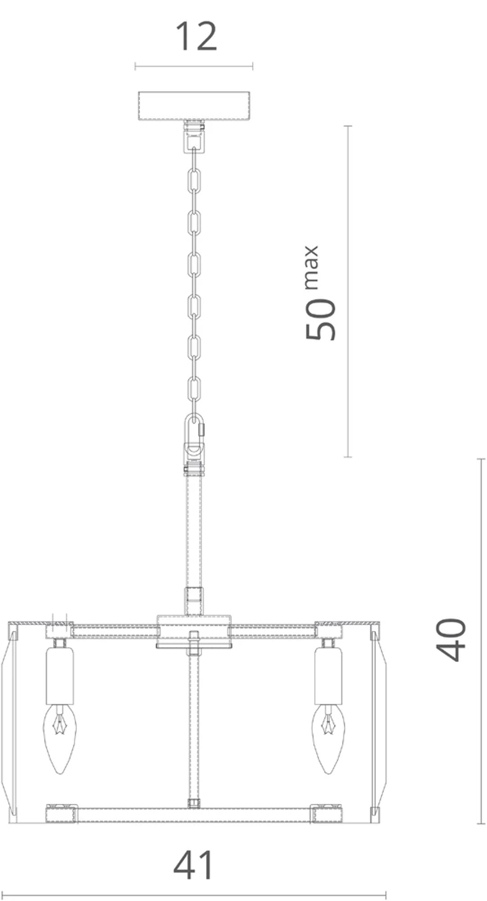 Подвесная люстра Divinare ELLIOT 7304/04 SP-6