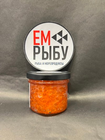 Икра горбуши Камчатка ПРЕМИУМ 125 гр. ст/б