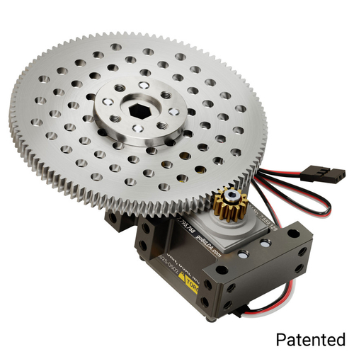 Stingray-9 Servo Gearbox (1.50 sec/60°, 6.7 RPM, 3150 oz-in Torque, 200° Rotation) - Feedback Mode