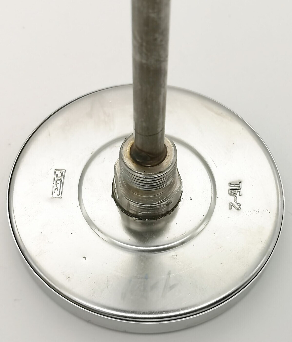 Термометр биметаллический ТБ-2 (0+200) 100мм, 1.5, G1/2, осевой