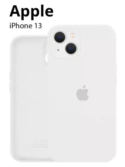 Накладка iPhone 13 силикон white