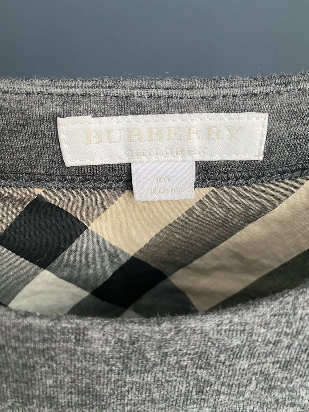 Хлопковое платье  Burberry, 140