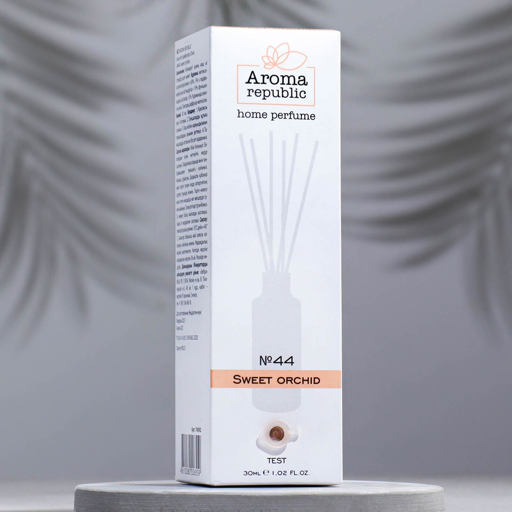 Диффузор ароматический AROMA REPUBLIC, 30 мл, "Sweet orchid", орхидея и ваниль