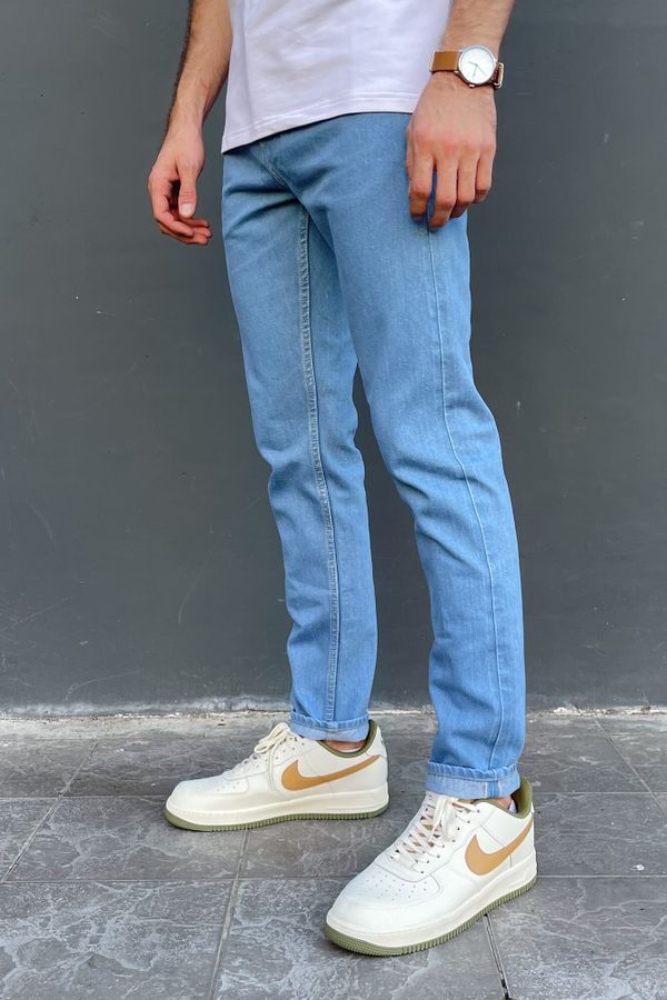 Джинсы Selvedge 1702 Tapered Sky-Wash мужские синие - фото 2