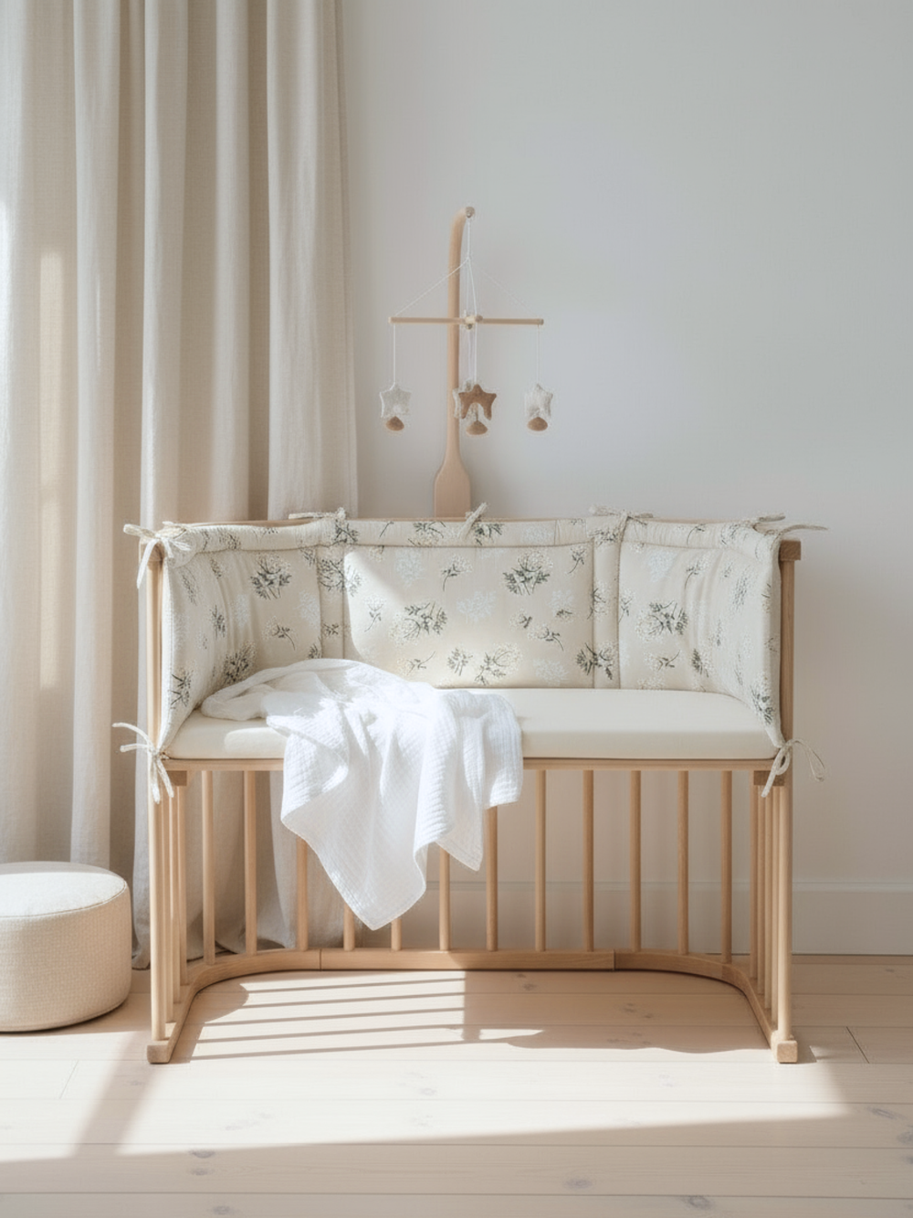 Бортик плоский Жемчужный букет мини