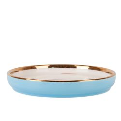 Чашка с блюдцем "Royal line. Blue" v=200мл. (min4) (транспортная упаковка)