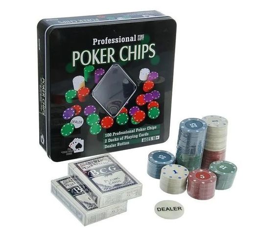 Покерный набор &quot;Holdem Light&quot; 100 (Набор для покера на 100 фишек)