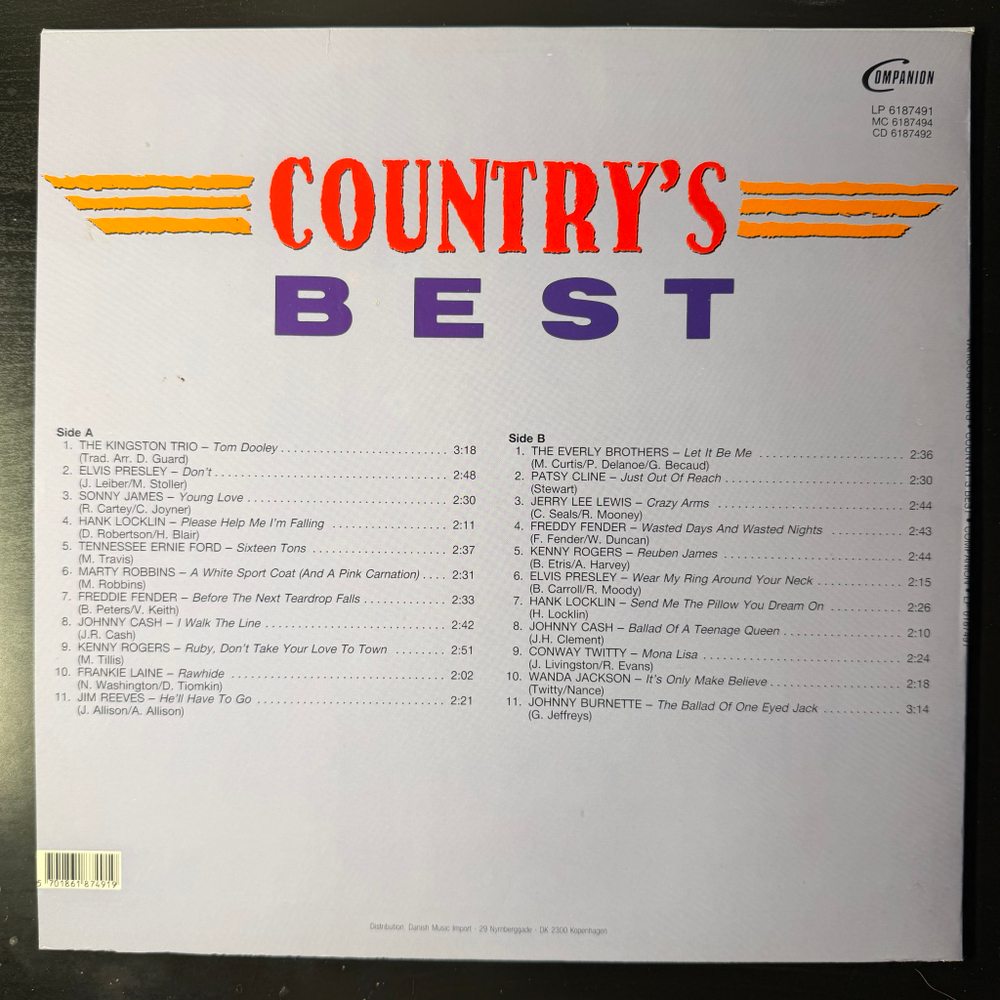 Сборник Country's Best (Дания)