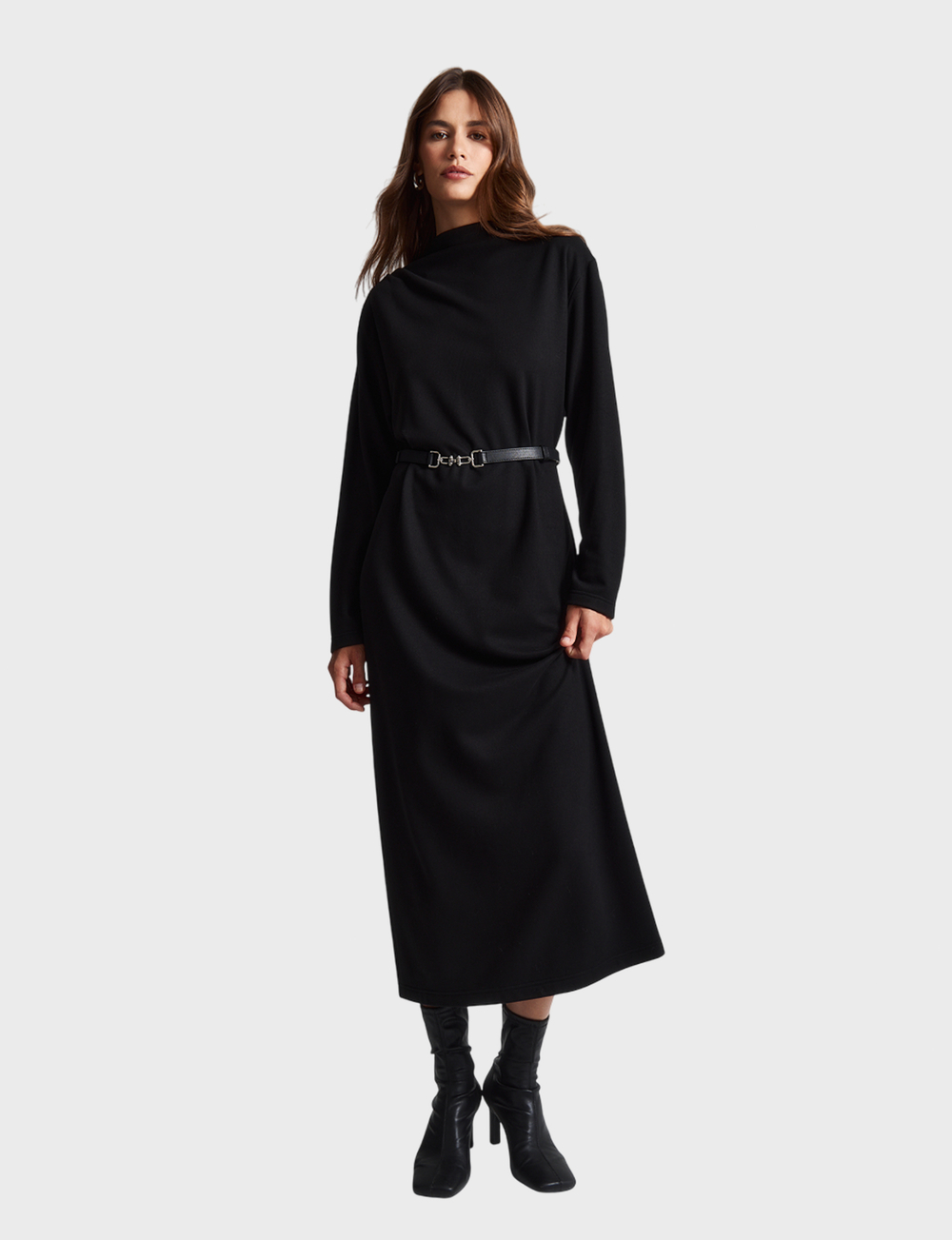 Платье с ремнем ELIS