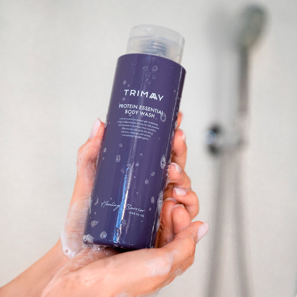 Trimay Healing Barrier Protein Essential Body Wash гель для душа питательный с молочными протеинами и баобабом