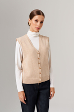 1912 Жилет женский (бежевый)