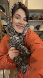 Косынка стеганая питон