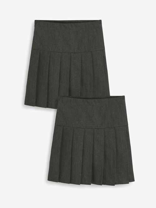 Юбка школьная для девочки Next 712-561, 2 шт., Серый