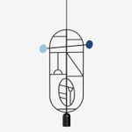 Подвесной дизайнерский светильник  Lines & Dots LD05 by Home Adventures