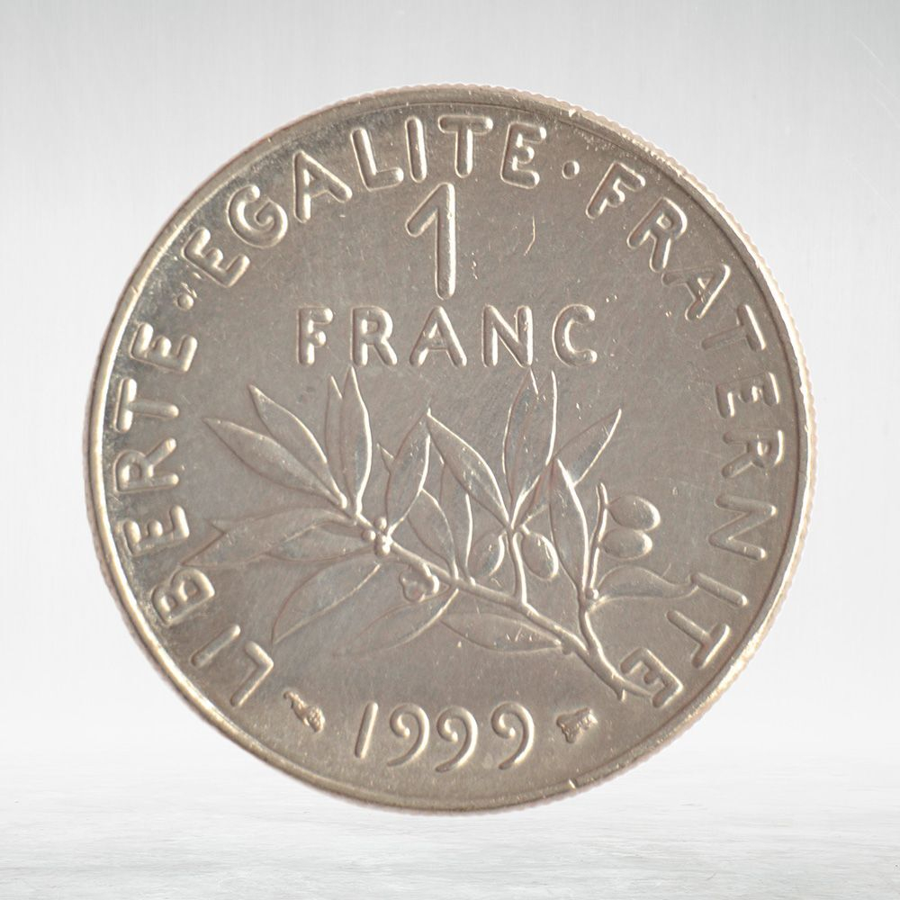 France, 1 Franc 1999 - Signature "O. Roty", VF