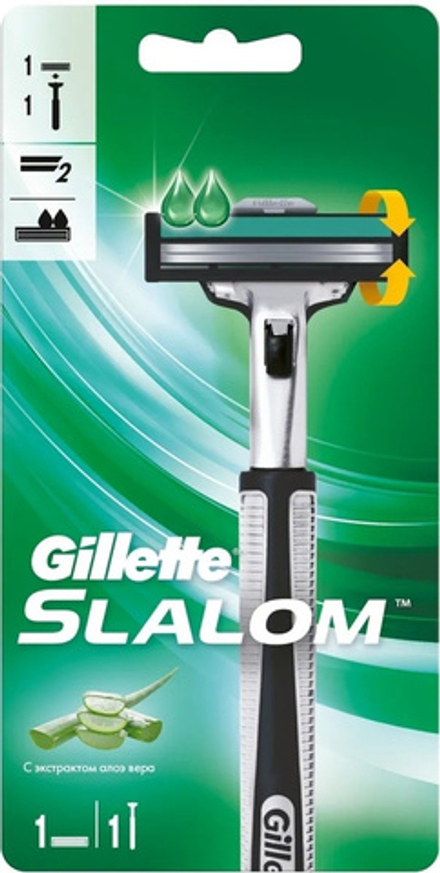 GILLETTE SLALOM Бритва с 1 сменной кассетой