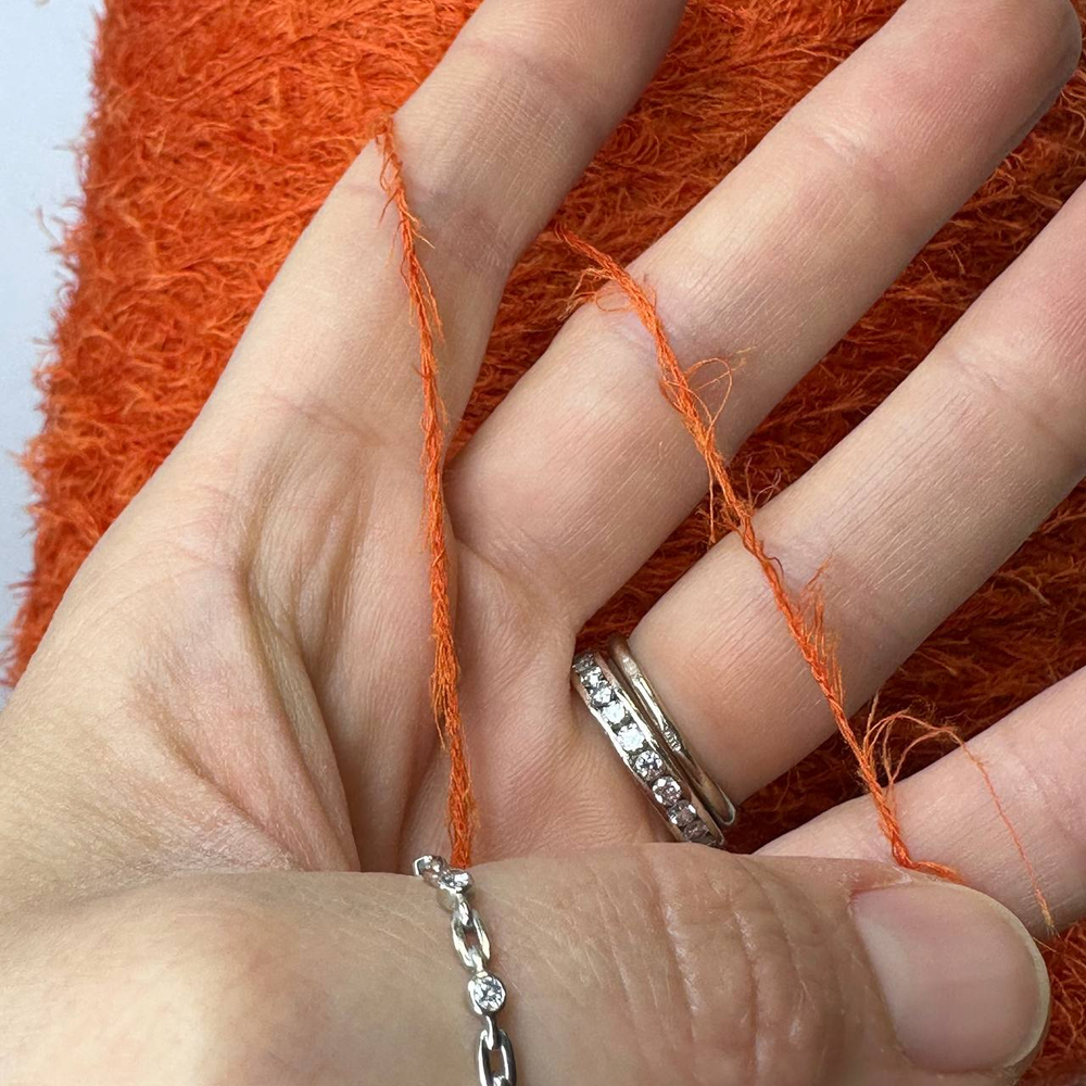 DREAMER - Luxury Selection by Ri.Go; 50% меринос, 50% шёлк; 700м/100гр; Травка; col. 80201, цвет: оранжевый